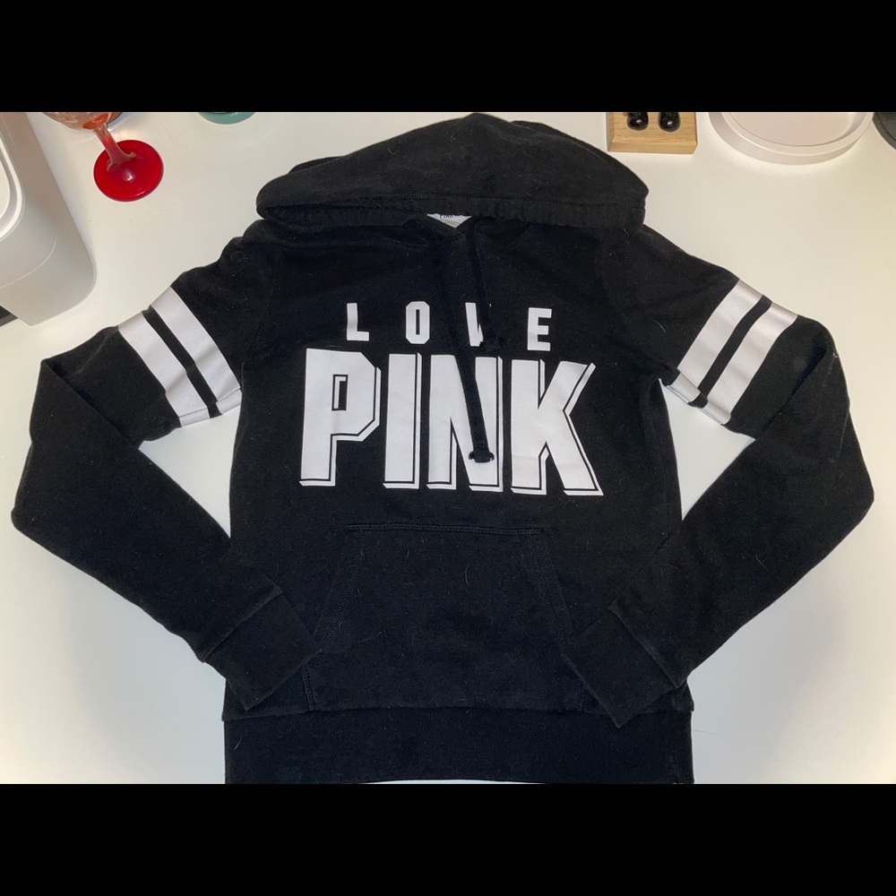 PINK Black Hoodie
